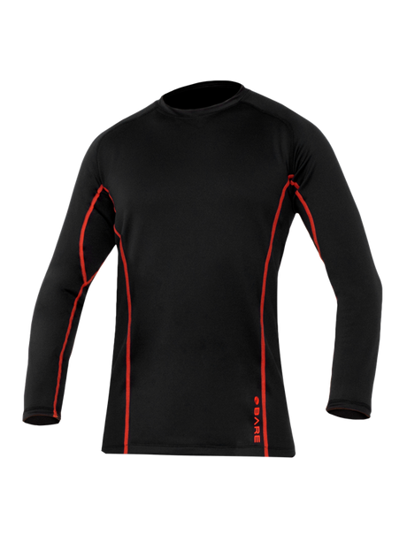 Used Bare Ultrawarmth Base Layer Top, Mens-Black