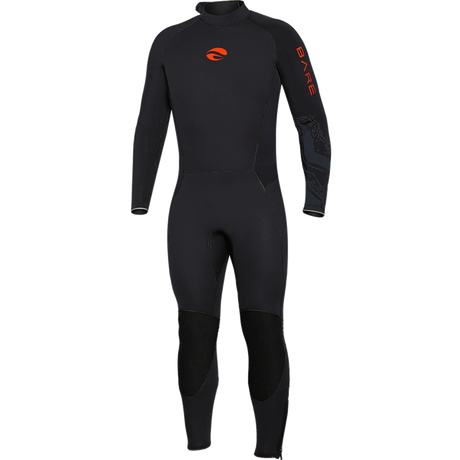 Bare 3 MM Velocity Ultra Full-Stretch Mens Scuba Diving Wetsuit-Lava