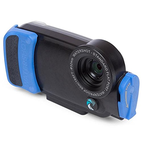 Open Box Watershot Pro Housing for iPhone 7 (Snorkel Blue) Flat Lens Port only