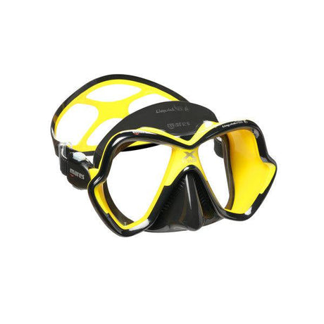 Mares X-Vision Ultra Liquidskin Dive Mask-Yellow/Black