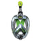 Seac Magica Full Face Mask-Grey/Clear-Green/Lime