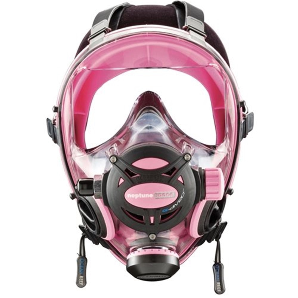Used Ocean Reef Diving Mask Neptune Space G.Divers-Pink