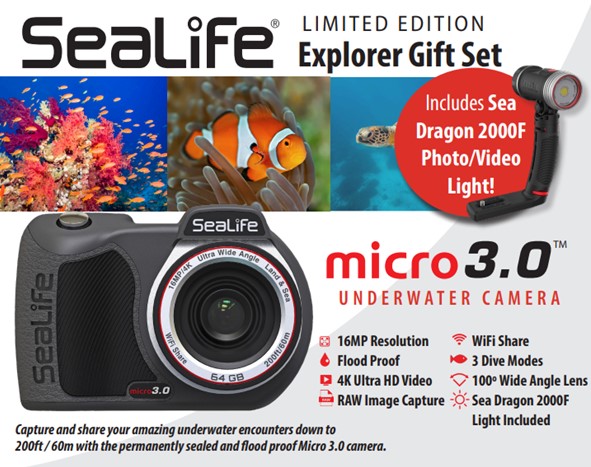 Sealife Micro 3.0 Limited Edition Explorer Set