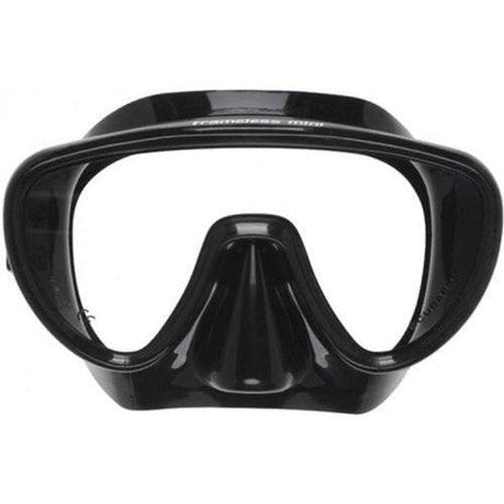Scubapro Mini Frameless Single Lens Scuba Diving Mask-Black Skirt
