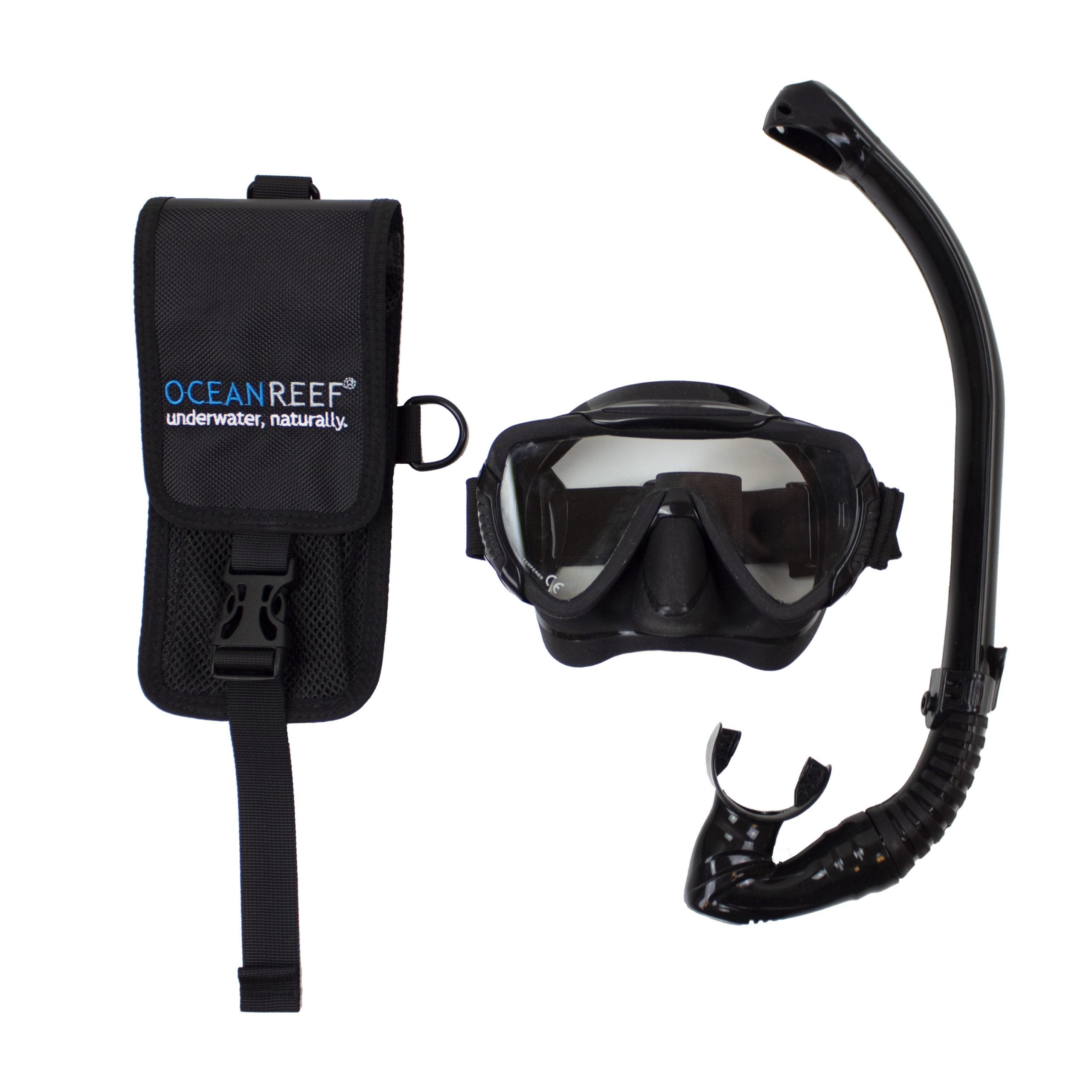 Ocean Reef Neptune III Package - Black Mask + INT 1st Stage