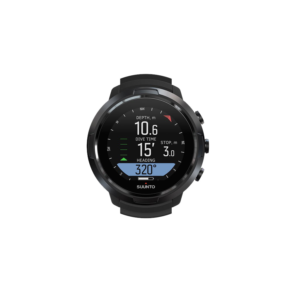 Open Box Suunto D5 All Black Dive Computer with Color Screen And Exchangeable Straps
