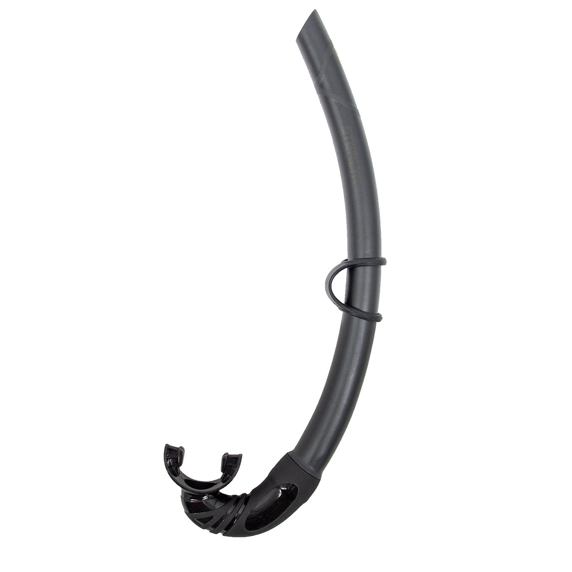 Genesis Stealth Snorkel J-Tube Snorkel for Free Diving, Spearfishing, Scuba, and Snorkeling