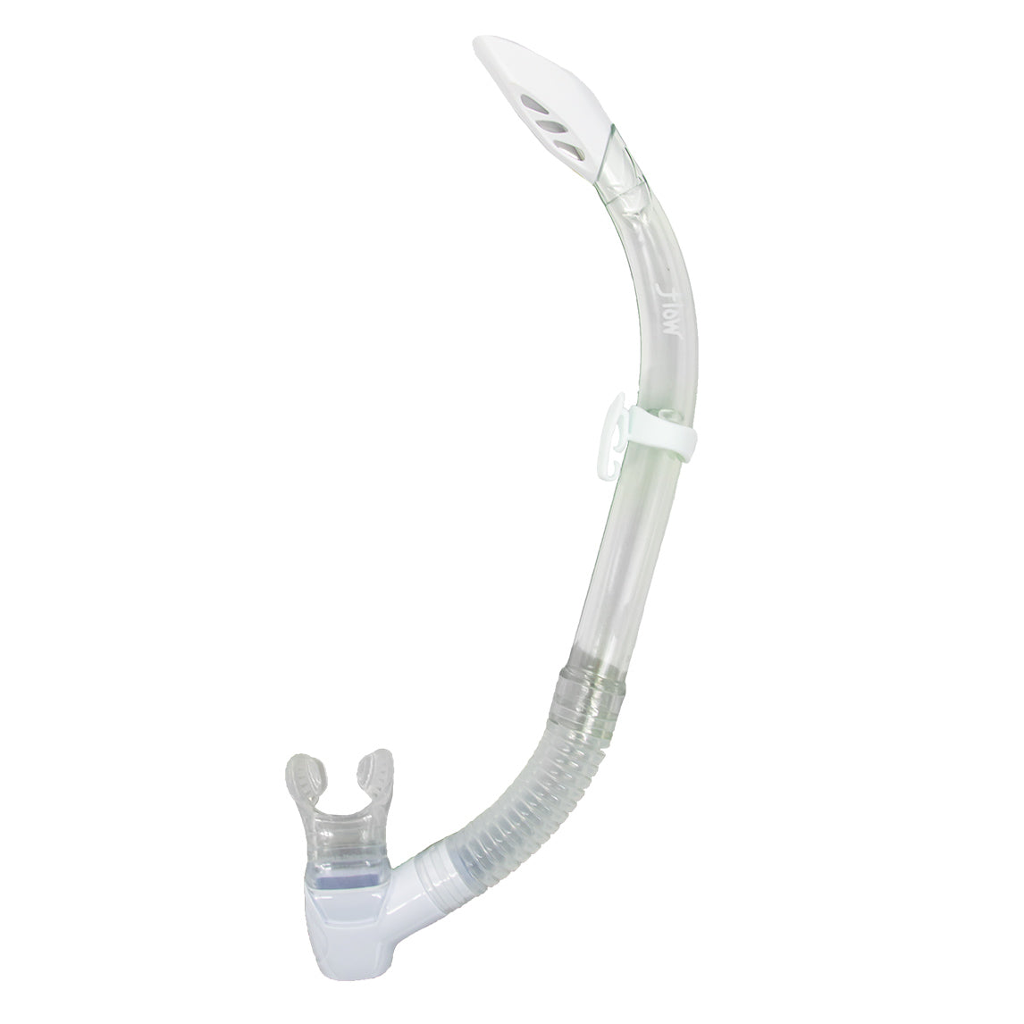 Genesis Flow Semi-Dry Snorkel Splash-Guard/Semi-Dry Top and Hypoallergenic Mouthpiece