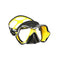 Mares X-Vision Liquidskin Chrome Dive Mask-Black/Yellow