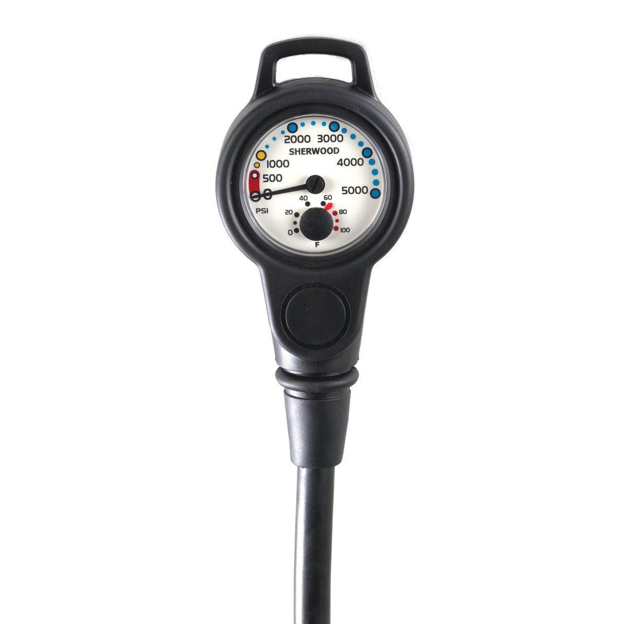 Open Box Sherwood Pressure Gauge With Hose and Boot