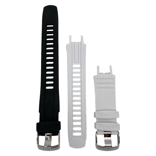 Oceanic Dive Computer Replacement Strap Set for OCS/OCI-White