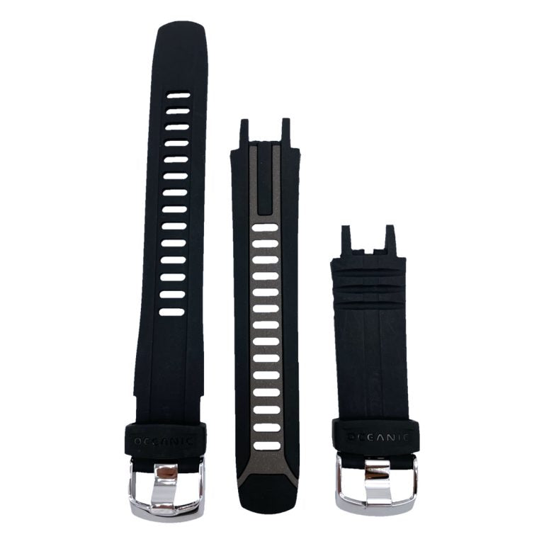 Oceanic Dive Computer Replacement Strap Set for OCS/OCI-Black