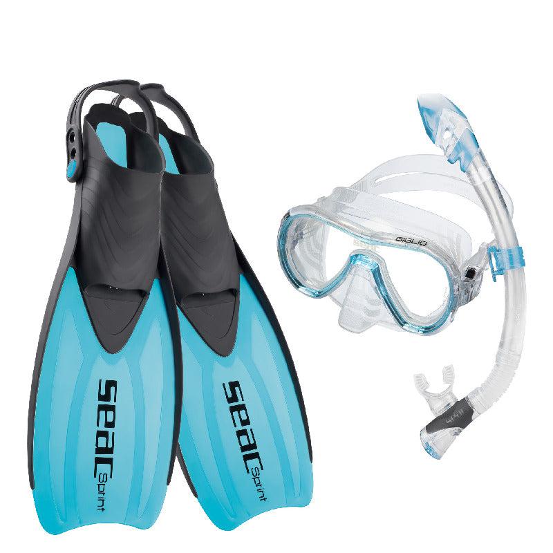 Seac Snorkeling Set Tris Sprint Dry-XXS