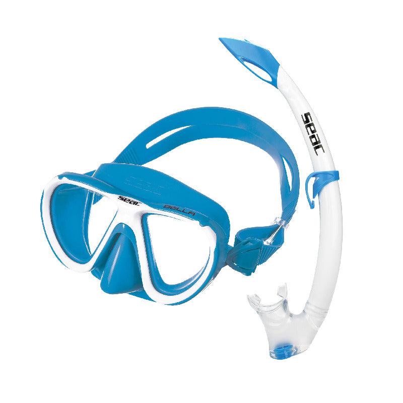 Seac Snorkeling Set Bis Bella-Light Blue