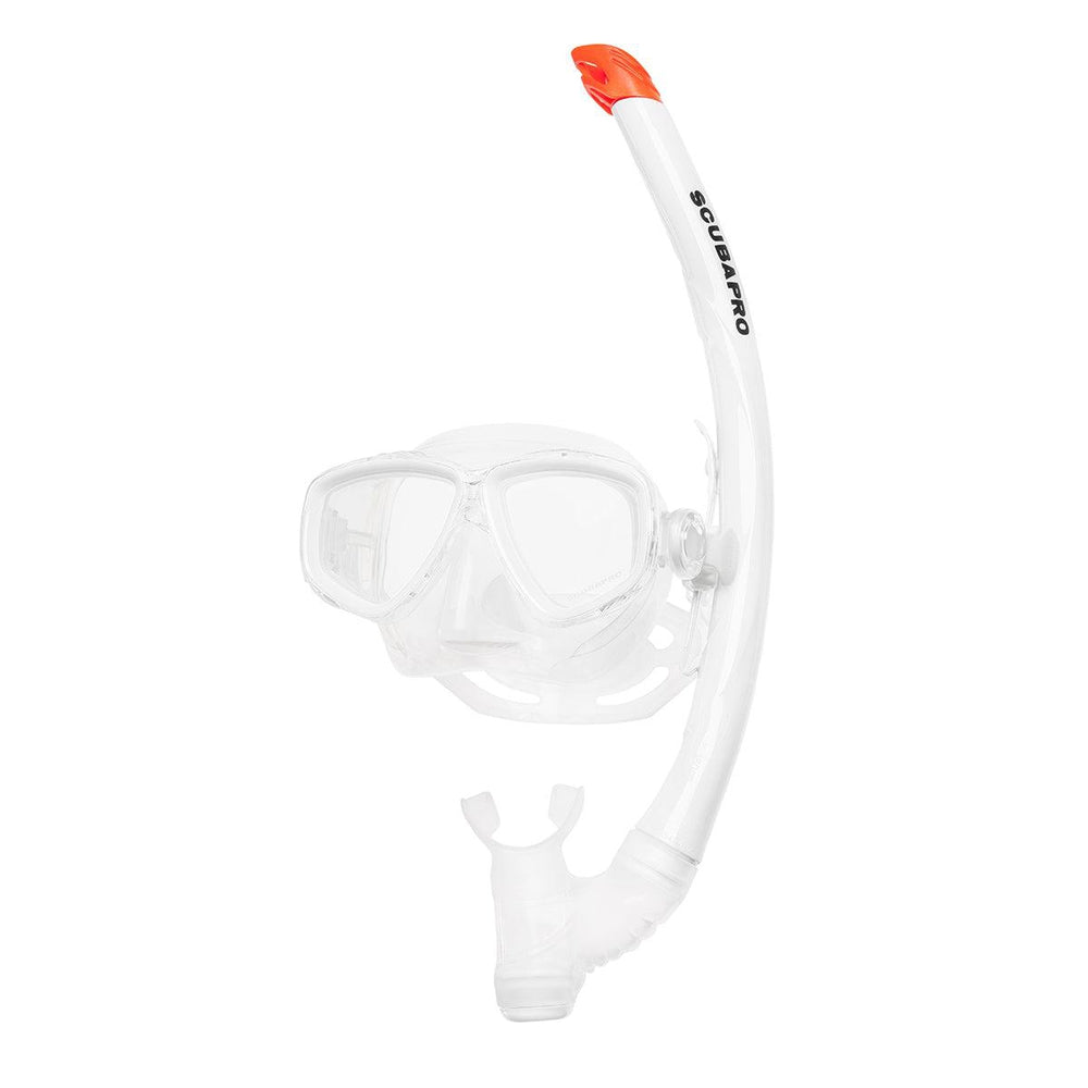 Scubapro Ecco Mask w/ Snorkel Snorkeling Combo-White