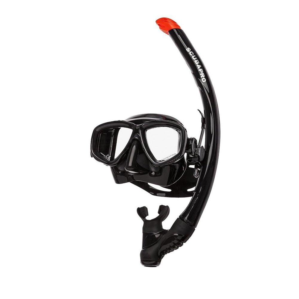 Scubapro Ecco Mask w/ Snorkel Snorkeling Combo-Black