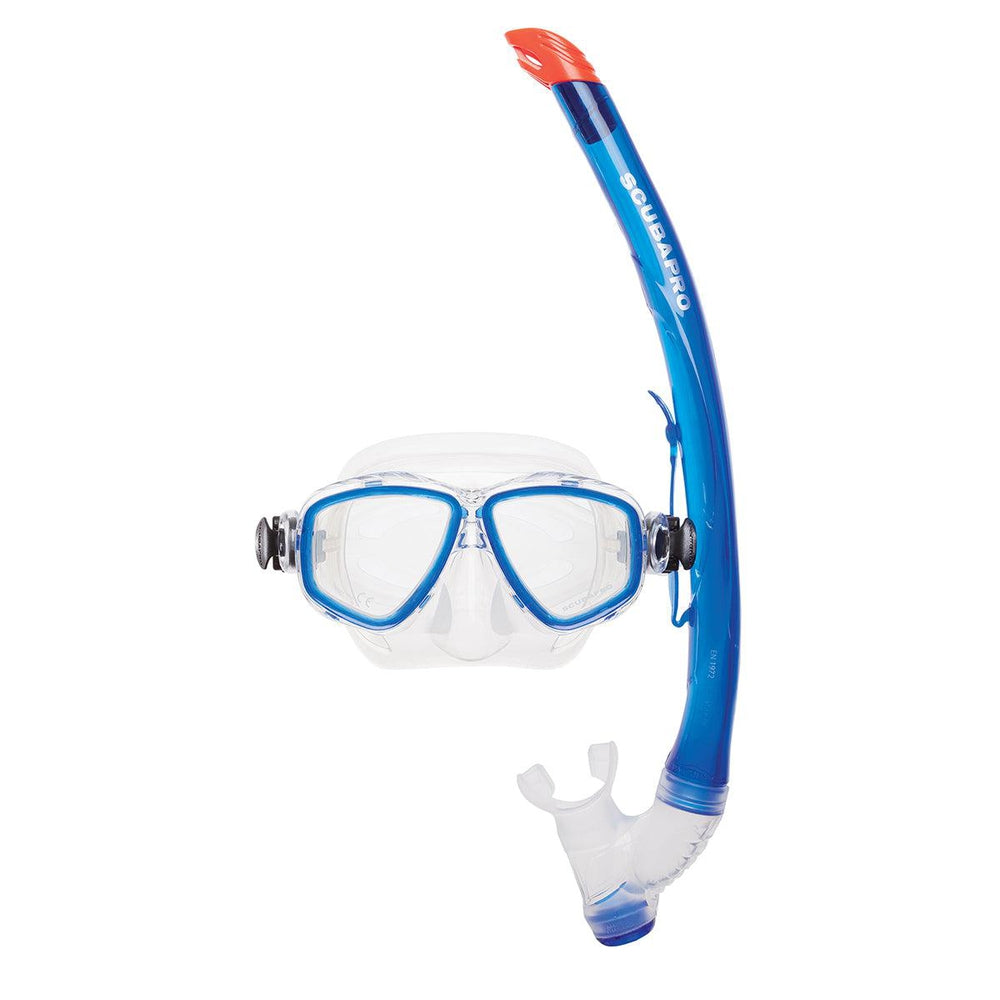 Scubapro Ecco Mask w/ Snorkel Snorkeling Combo-Blue