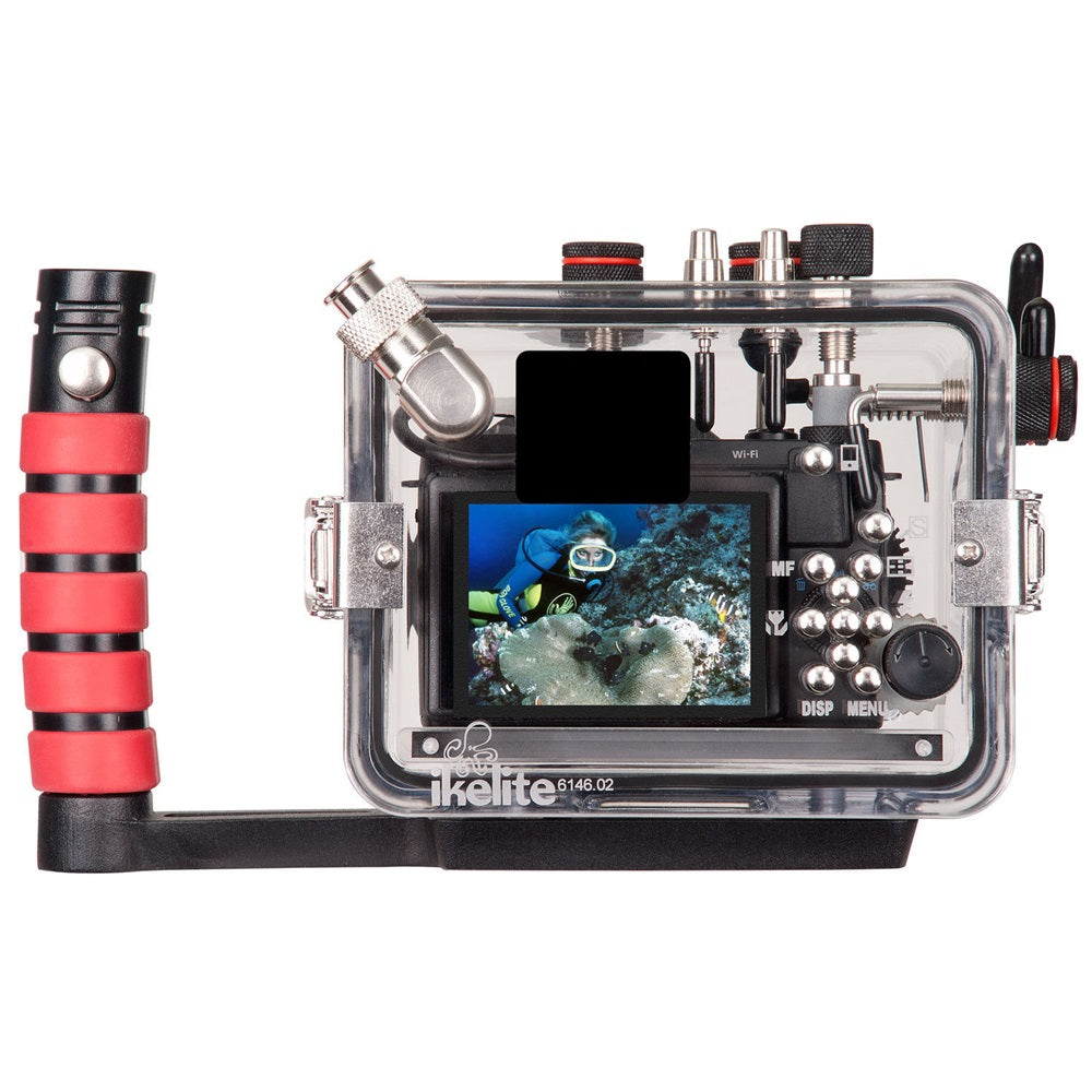 Ikelite 6146.02 Canon G1X Mark II Underwater Waterproof Camera Housing-Clear