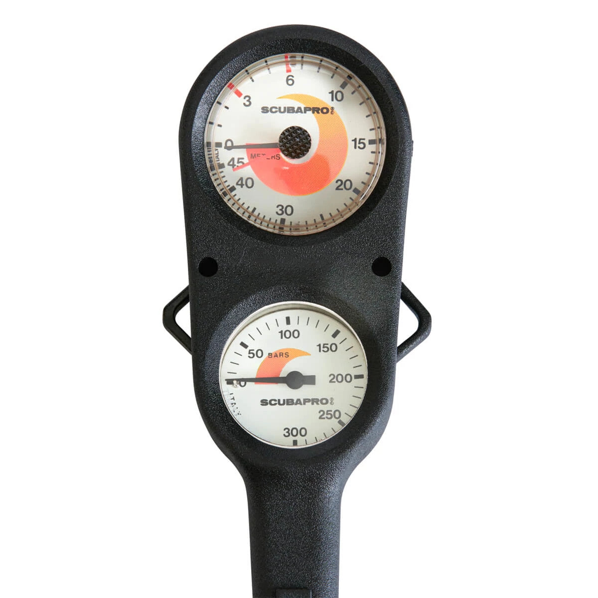 Used ScubaPro Metric Depth And Pressure Gauge Console