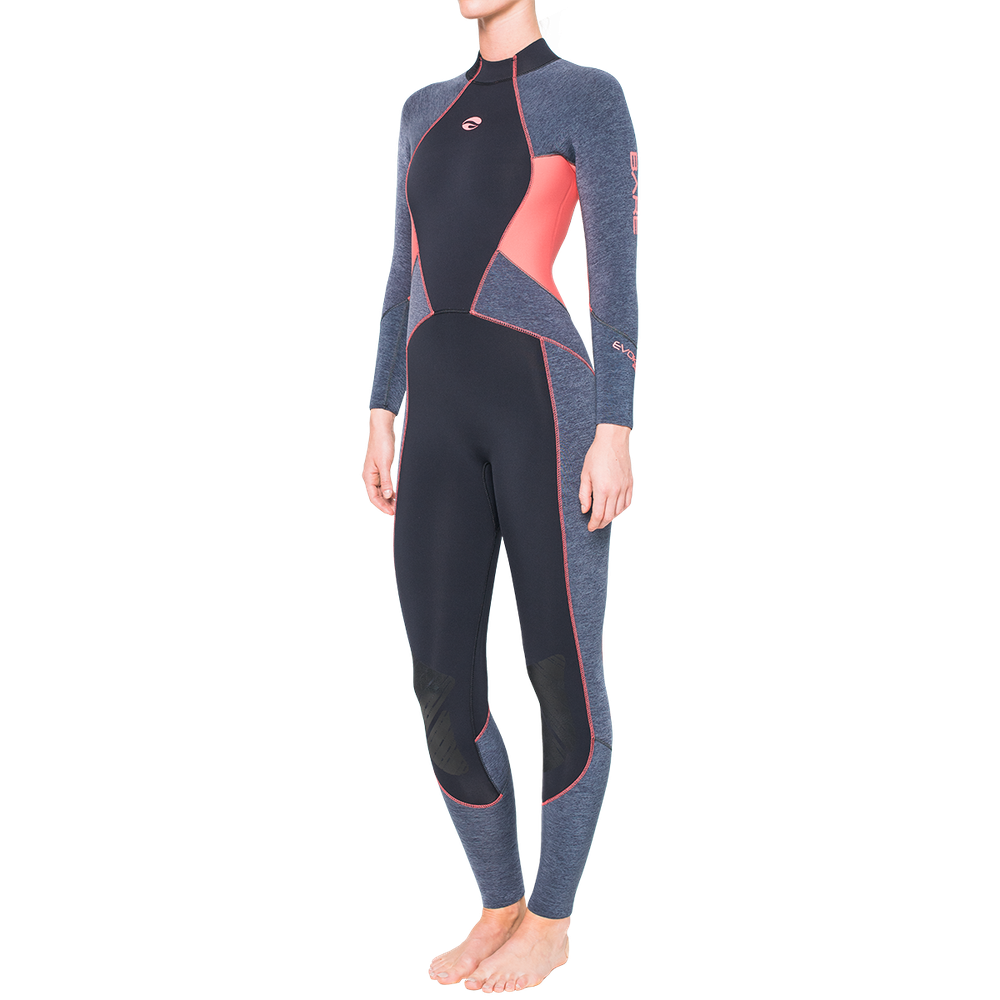 Bare 3 MM Evoke Omnired Infrared Technology Womens Scuba Diving Wetsuit-Coral
