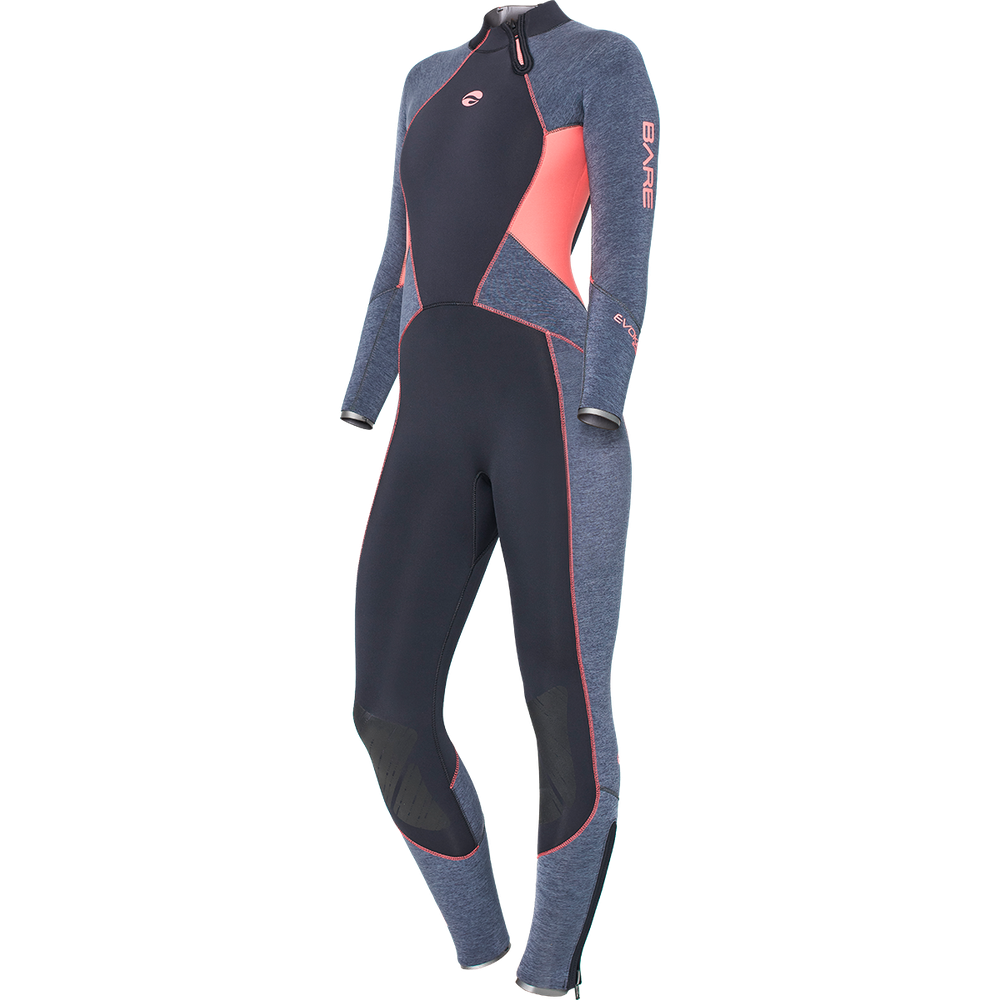 Bare 5 MM Evoke Omnired Infrared Technology Womens Scuba Diving Wetsuit-Coral