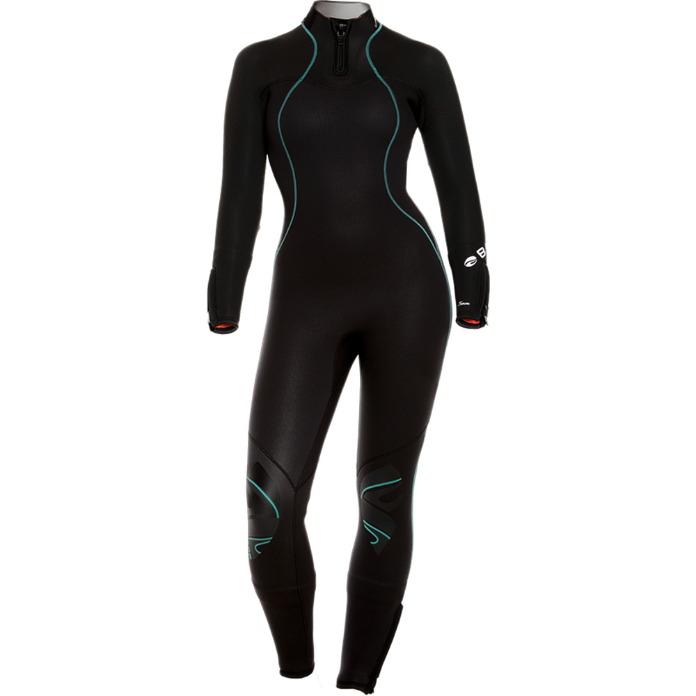 Bare 5 MM Nixie Ultra OMNIRED Infrared Technology and Full-Stretch Construction Womens Scuba Diving Wetsuit-Black