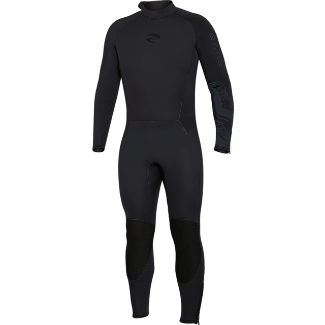 Bare 7 MM Velocity Ultra Full-Stretch Mens Scuba Diving Wetsuit-Black
