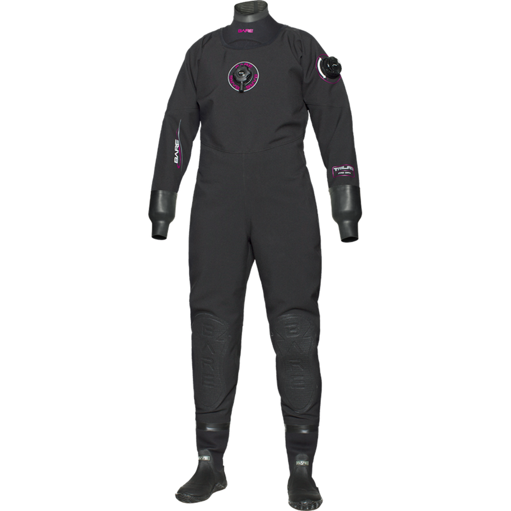 Bare Trilam Pro Dry Lightweight Womens Drysuit-Pink