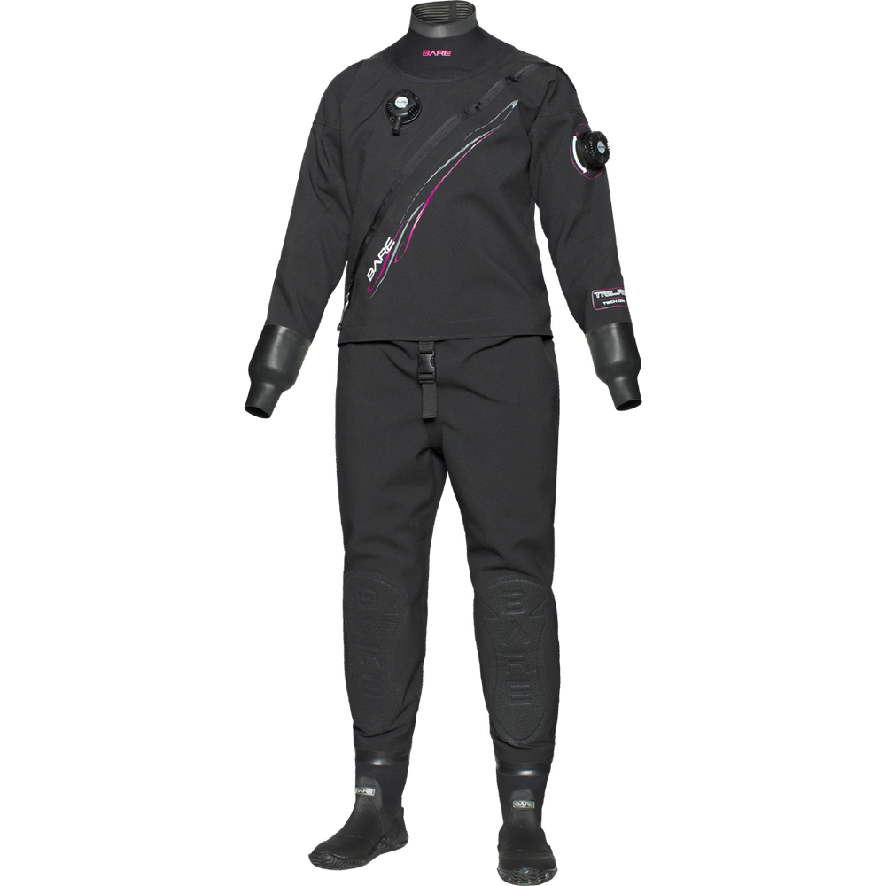 Bare Trilam Tech Dry Lightweight Womens Drysuit-Pink