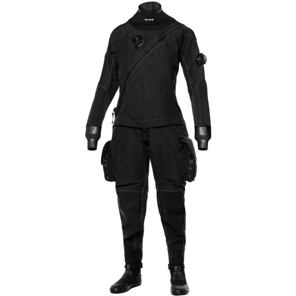 Bare X-Mission Evolution Technical St Becreational Womens Drysuit-Black