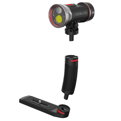 SeaLife Sea Dragon 3000SF Pro Dual Beam COB LED Photo-Video Light Kit (Includes Grip, Single Tray, Sea Dragon Case)-
