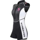 ScubaPro Hybrid Womens Shorty 2mm Front Zip Sleeveless Wetsuit-L