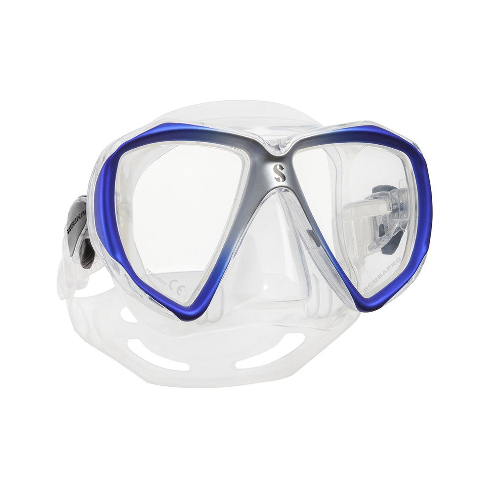 ScubaPro Spectra Dive Mask-Silver/Blue
