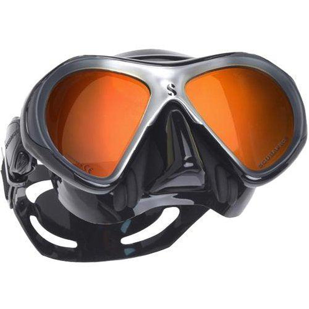 ScubaPro Spectra Mini Dive Mask-w/ Mirrored Lens Black/Silver