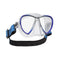ScubaPro Synergy Twin Dive Mask with Comfort Strap-Clear/Blue