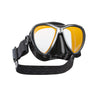 ScubaPro Synergy Twin Dive Mask with Comfort Strap-Mirrored Lens w/Comfort Strap Black/Blue