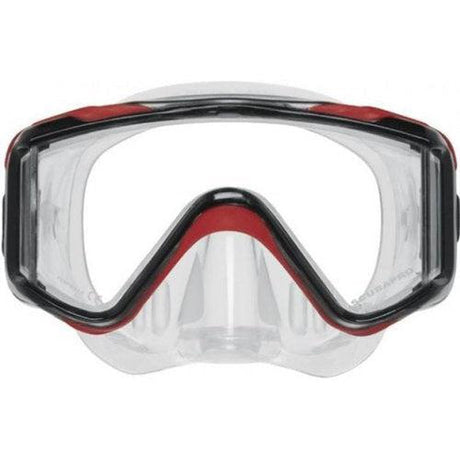 Used Scubapro Crystal Vu Plus Dive Mask W/Purge-Red/Gray
