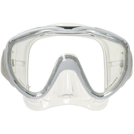 Scubapro Flux Low-Volume Single Lens Scuba Diving Mask-White