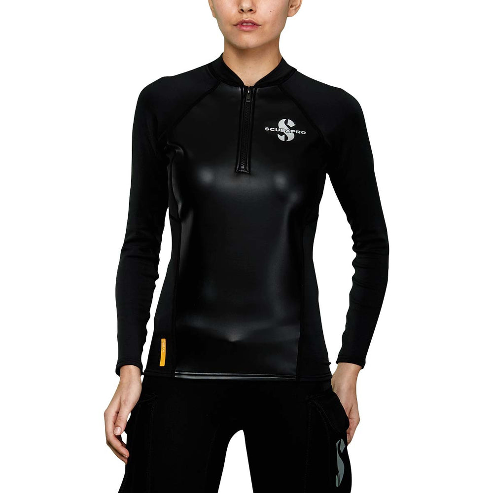 Scubapro Hybrid 1 MM Thermal Long Sleeve Womens Top Scuba Diving Wetsuit-