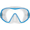 Scubapro Solo Low-Volume Frameless Scuba Diving Mask-Clear/Blue