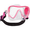 Scubapro Synergy 2 Trufit Scuba Diving Mask w/ Comfort Strap-Clear/Pinkw/comfortstrap