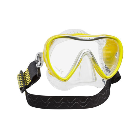 Scubapro Synergy 2 Trufit Scuba Diving Mask w/ Comfort Strap-Clear/Yelloww/comfortstrap