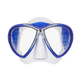 Scubapro Synergy 2 Twin Trufit Scuba Diving Mask w/ Comfort Strap-Clear/Bluew/comfortstrap
