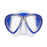 Scubapro Synergy 2 Twin Trufit Scuba Diving Mask w/ Comfort Strap-Clear/Bluew/comfortstrap