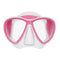 Scubapro Synergy 2 Twin Trufit Scuba Diving Mask w/ Comfort Strap-Clear/Clear/Pinkw/comfortstrap