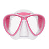 Scubapro Synergy 2 Twin Trufit Scuba Diving Mask w/ Comfort Strap-Clear/Clear/Pinkw/comfortstrap
