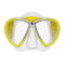 Scubapro Synergy 2 Twin Trufit Scuba Diving Mask w/ Comfort Strap-Clear/Clear/Yelloww/comfortstrap