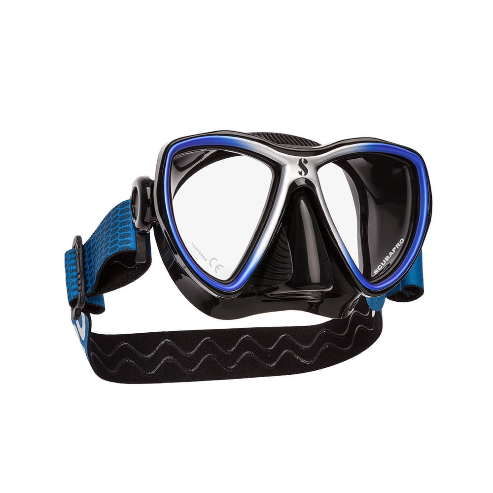 Scubapro Synergy Mini Dive Mask W Comfort Strap-Blue/Silver