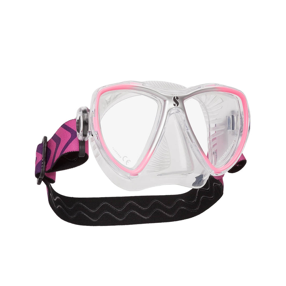 Scubapro Synergy Mini Dive Mask W Comfort Strap-Pink/Silver