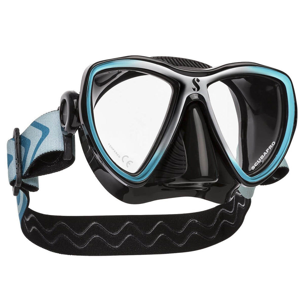 Scubapro Synergy Mini Dive Mask W Comfort Strap-Turquoise/Silver